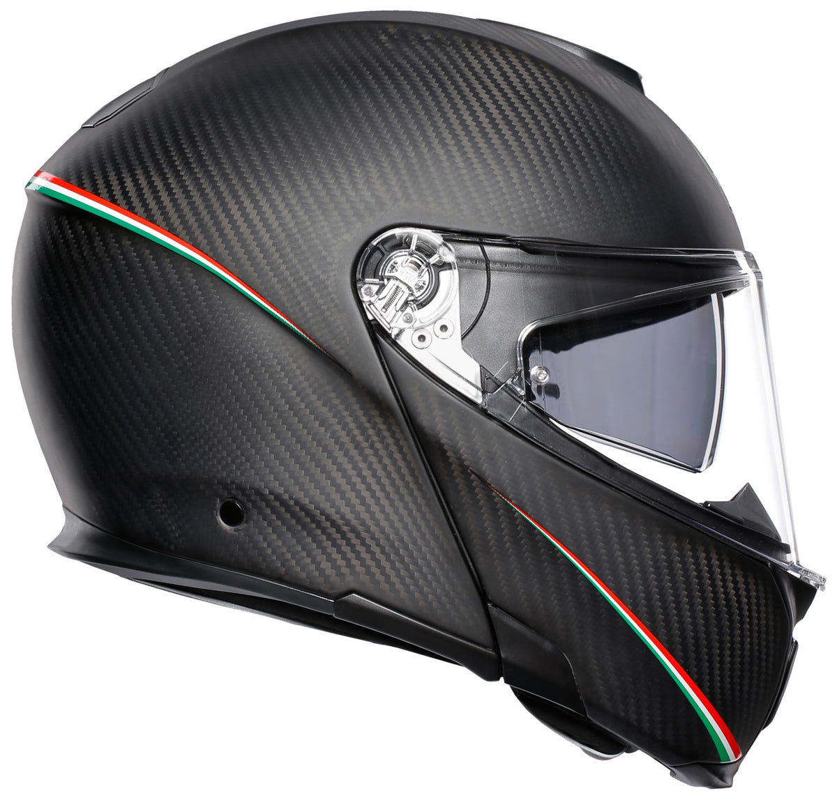 AGV Sportmodular Tricolore Matte Carbon Helmet - Euromoto