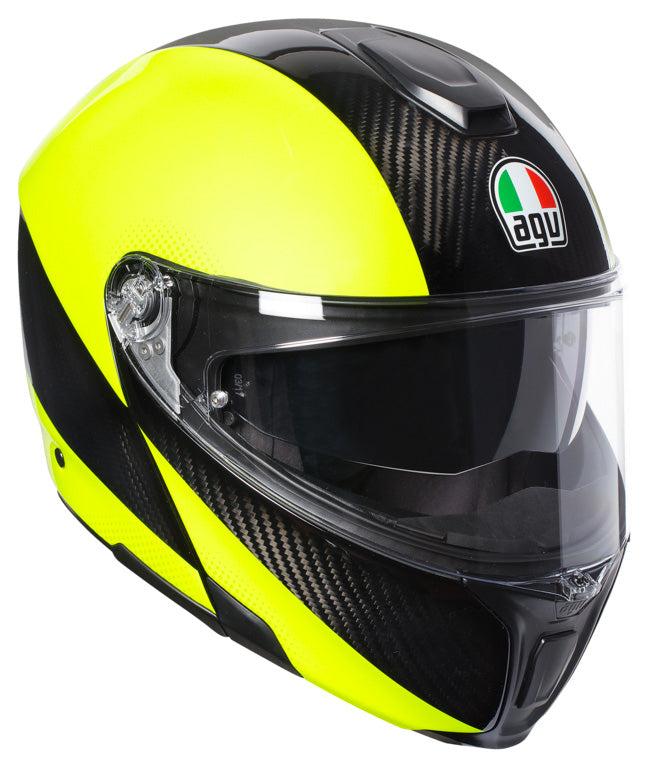 AGV Sportmodular Hi-Vis Carbon Helmet - Euromoto