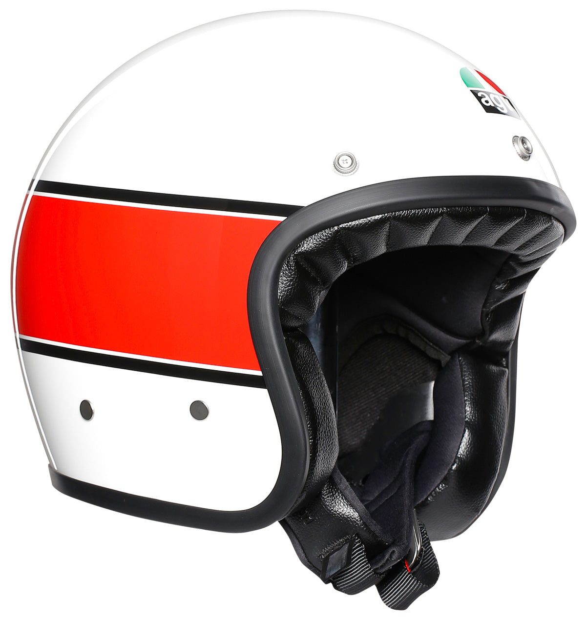 AGV X70 Helmet Mino Graphic White/Orange Open Face Summer Motorcycle/ATV/UTV - Euromoto