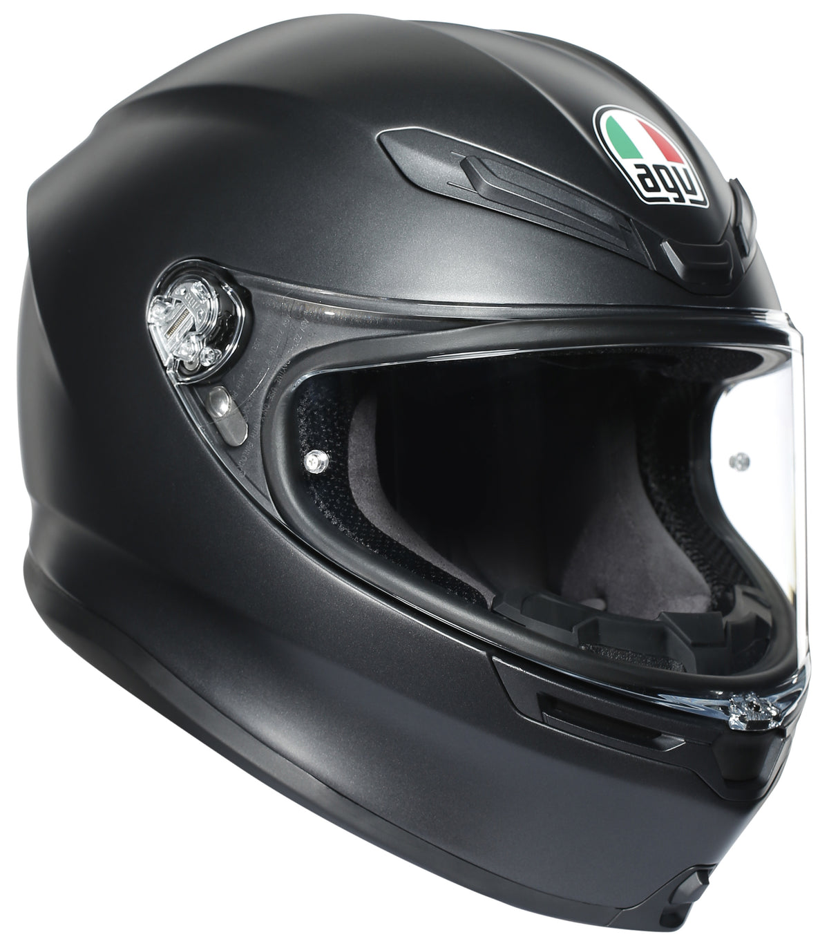 AGV HELMET K-6 MATTE BLACK - Euromoto