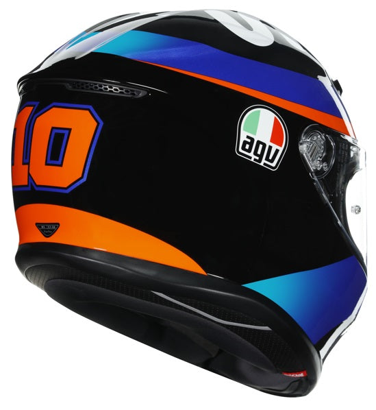 AGV K-6 Full-Face Motorcycle Helmet - Marini Sky Team 21 Graphic - snowmobile atv motorcycle marine Canada USA