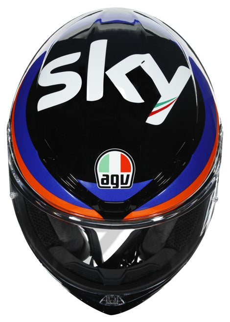 AGV K-6 Full-Face Motorcycle Helmet - Marini Sky Team 21 Graphic - snowmobile atv motorcycle marine Canada USA