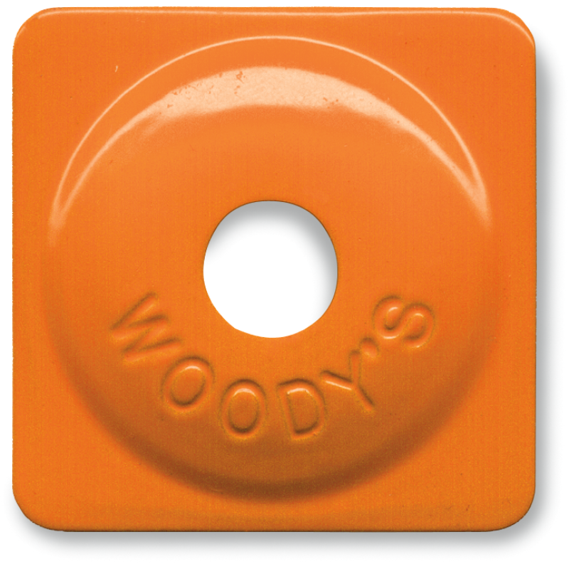 WOODYS Square Digger Aluminum Support Plates Colored ASW2- - Euromoto