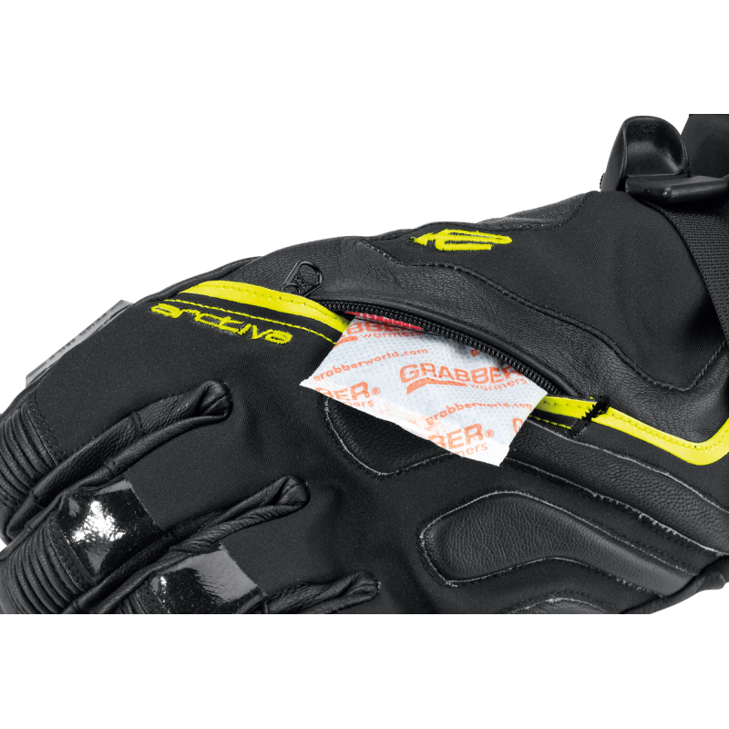 ARCTIVA GLOVE S8 MERIDIAN BLACK/HI-VIZ - Euromoto