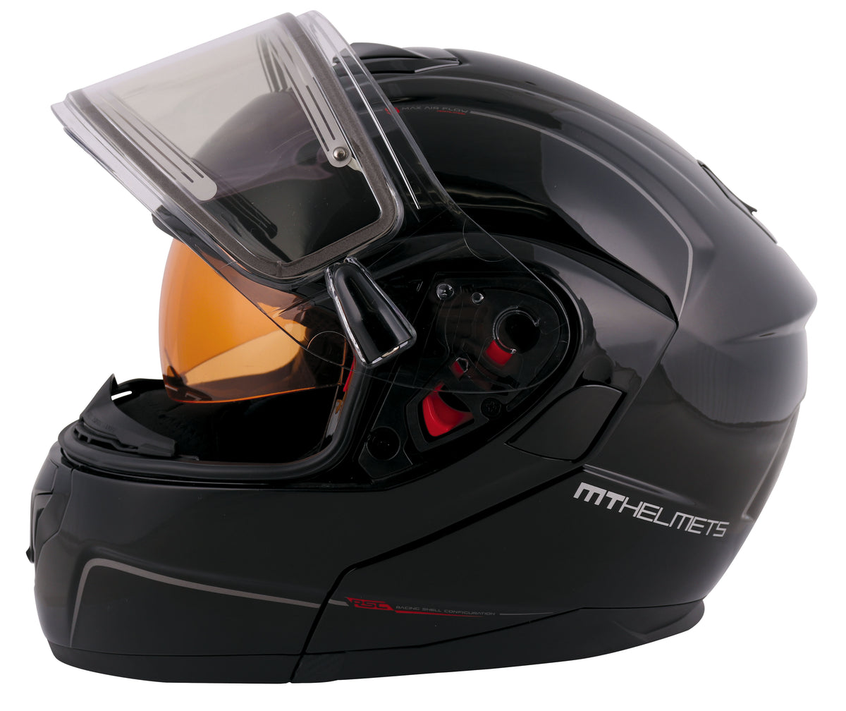 MT Atom SV Snowmobile Winter Modular Helmet - Solid colors - snowmobile atv motorcycle marine Canada USA