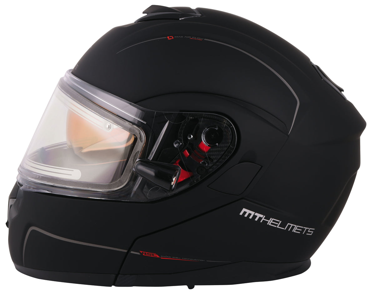 MT Atom SV Snowmobile Winter Modular Helmet - Solid colors - snowmobile atv motorcycle marine Canada USA