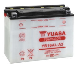 Yuasa Battery YuMicron YB16AL-A2 Part# YUAM22162 - Euromoto