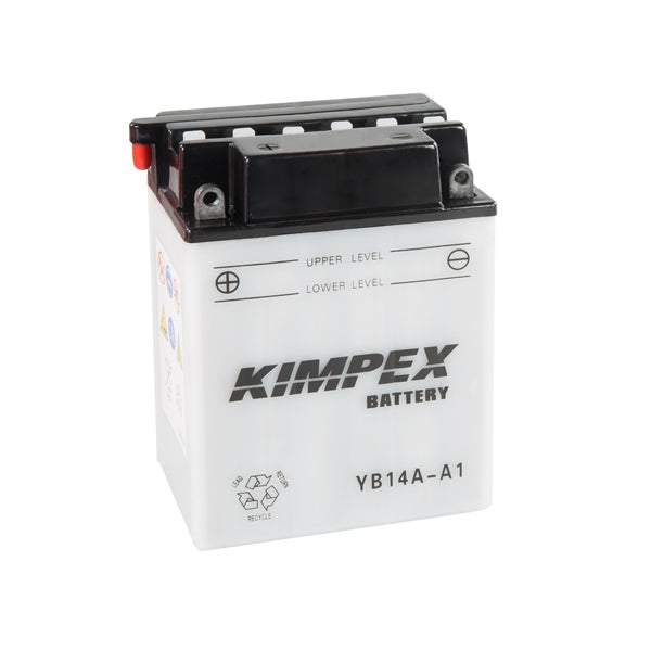 Kimpex Battery YuMicron YB14A-A1 Part# HB14A-A1 - Euromoto