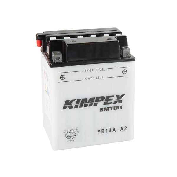 Kimpex Battery YuMicron YB14A-A2 Part# HB14A-A2 - Euromoto