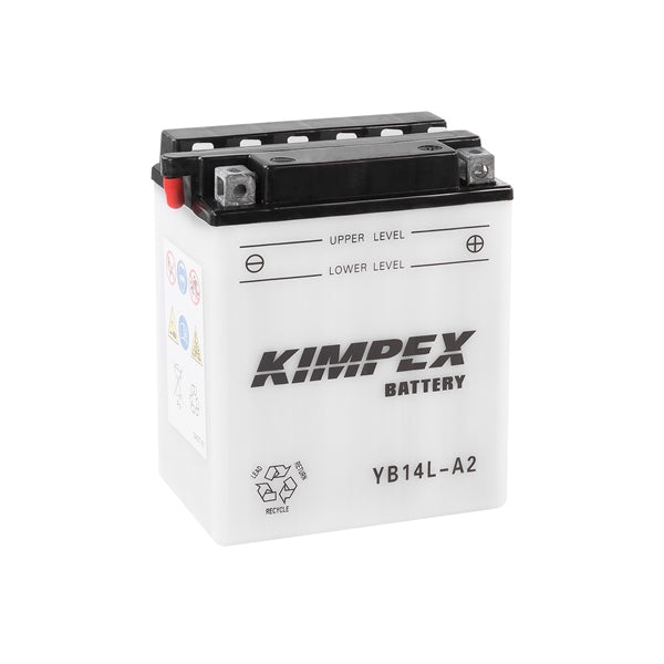 Kimpex Battery YuMicron YB14L-A2 Part# HB14L-A2 - Euromoto