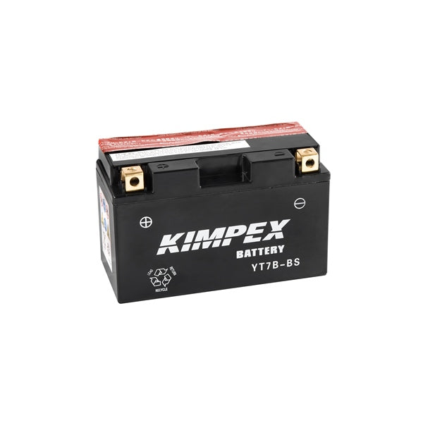 Kimpex Battery Maintenance Free AGM YT7B-BS Part# HT7B-BS - Euromoto