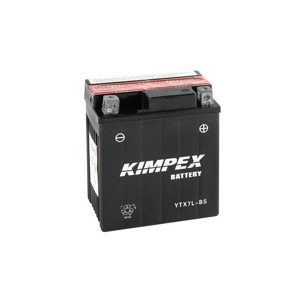 Kimpex Battery Maintenance Free AGM YTX7L-BS Part# HTX7L-BS - Euromoto