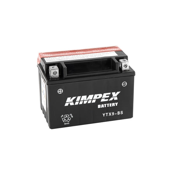 Kimpex Battery Maintenance Free AGM YTX9-BS Part# HTX9-BS - Euromoto