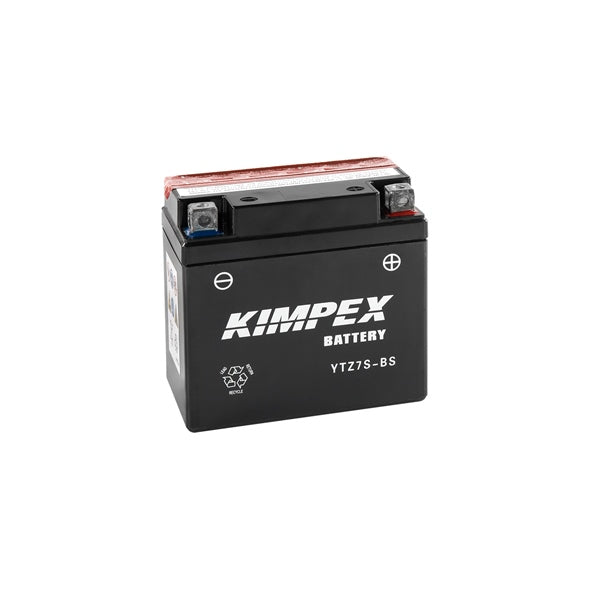 Kimpex Battery Maintenance Free AGM High Performance YTZ7S-BS Part# HTZ7S-BS - Euromoto