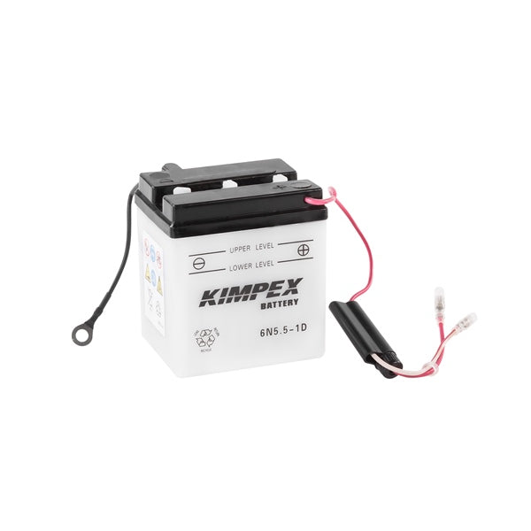 Kimpex Battery Conventional 6N5.5-1D Part# 6N5.5-1D - Euromoto