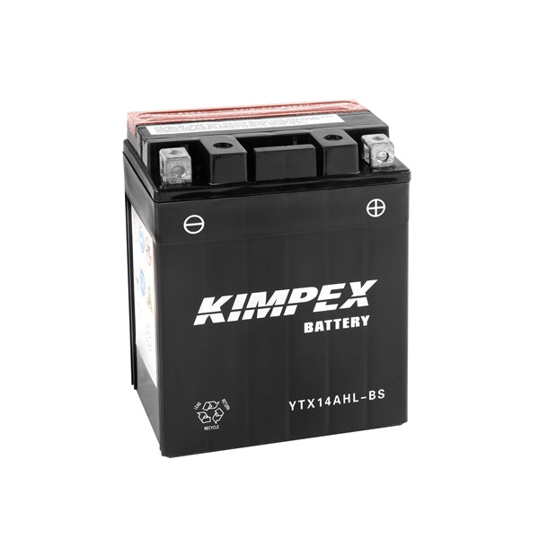 Kimpex Battery Maintenance Free AGM High Performance YTX14AHL-BS Part# HTX14AHL-BS - Euromoto