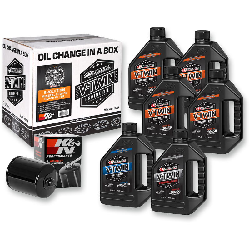 Maxima Racing Oils V-TWIN OIL MIN. BLACK FILTER EVO (KIT) - Euromoto