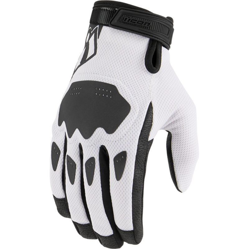 Icon Hooligan CE Mens Motorcycle Short Textile Gloves - snowmobile atv motorcycle marine Canada USA