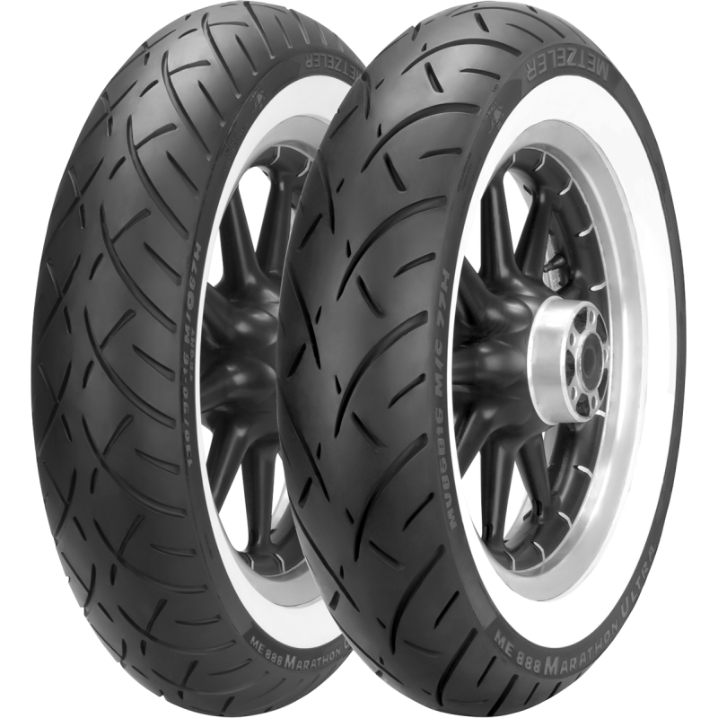 Metzeler ME888 Marathon Ultra Wide Whitewall Rear Tire - snowmobile atv motorcycle marine Canada USA
