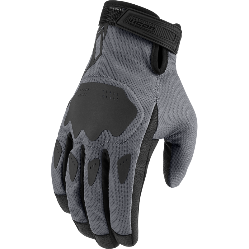 Icon Hooligan CE Mens Motorcycle Short Textile Gloves - snowmobile atv motorcycle marine Canada USA