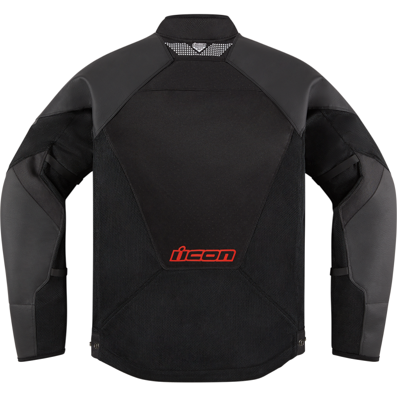 Icon Mesh F Mens Motorcycle Leather Jacket