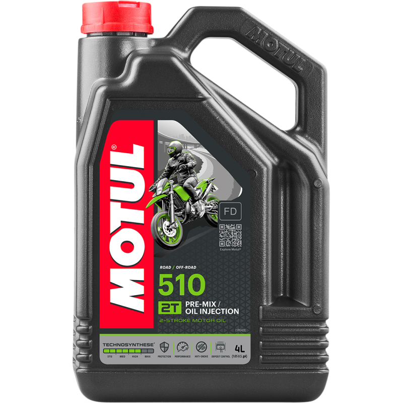 Motul 510 2T Off-Road Technosynthetic Oil - Euromoto