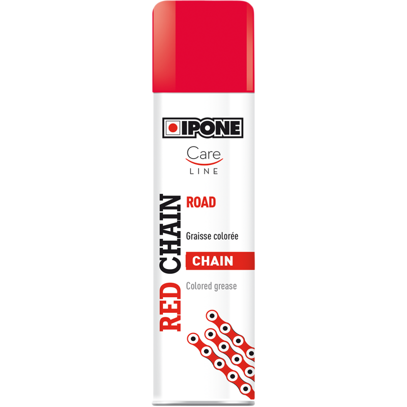 Ipone Colored Chain Road Lube Gease - Red/Blue/White - 250ml can - Euromoto