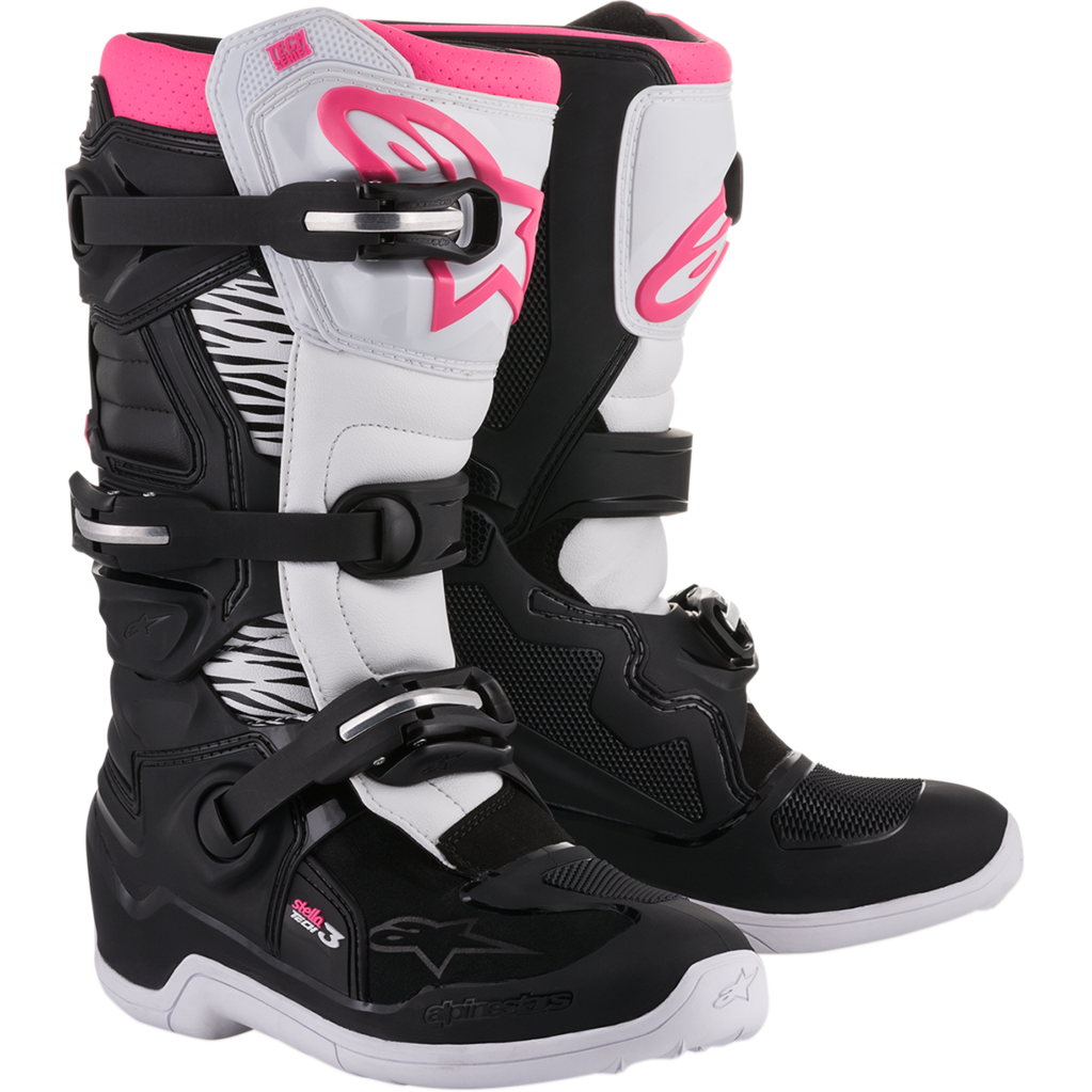 ALPINESTARS BOOT 4W TECH 3 BK/WT/PK - Euromoto