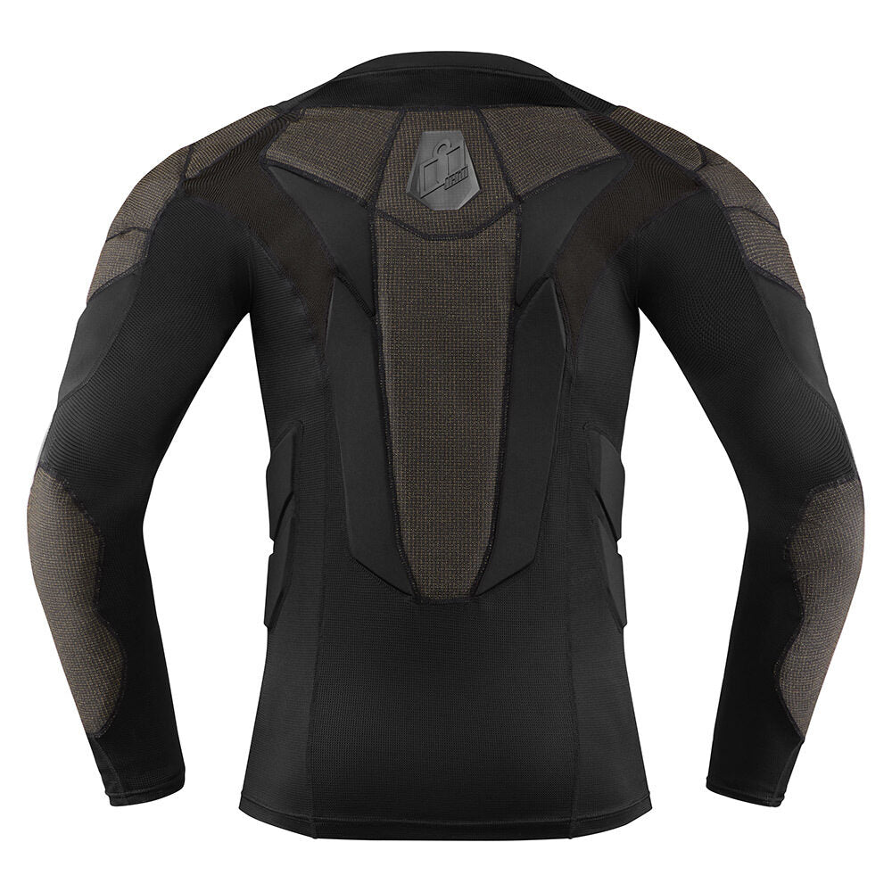 ICON SHIRT FA COMPRESSION BLACK - Euromoto
