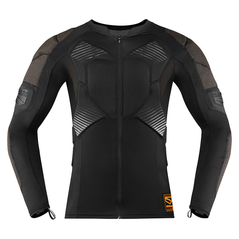 ICON SHIRT FA COMPRESSION BLACK - Euromoto