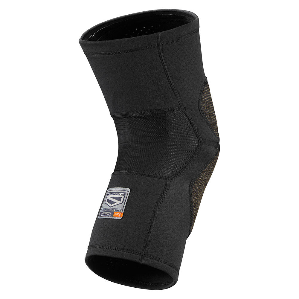 ICON KNEE FA COMPRESSION BLACK - Euromoto