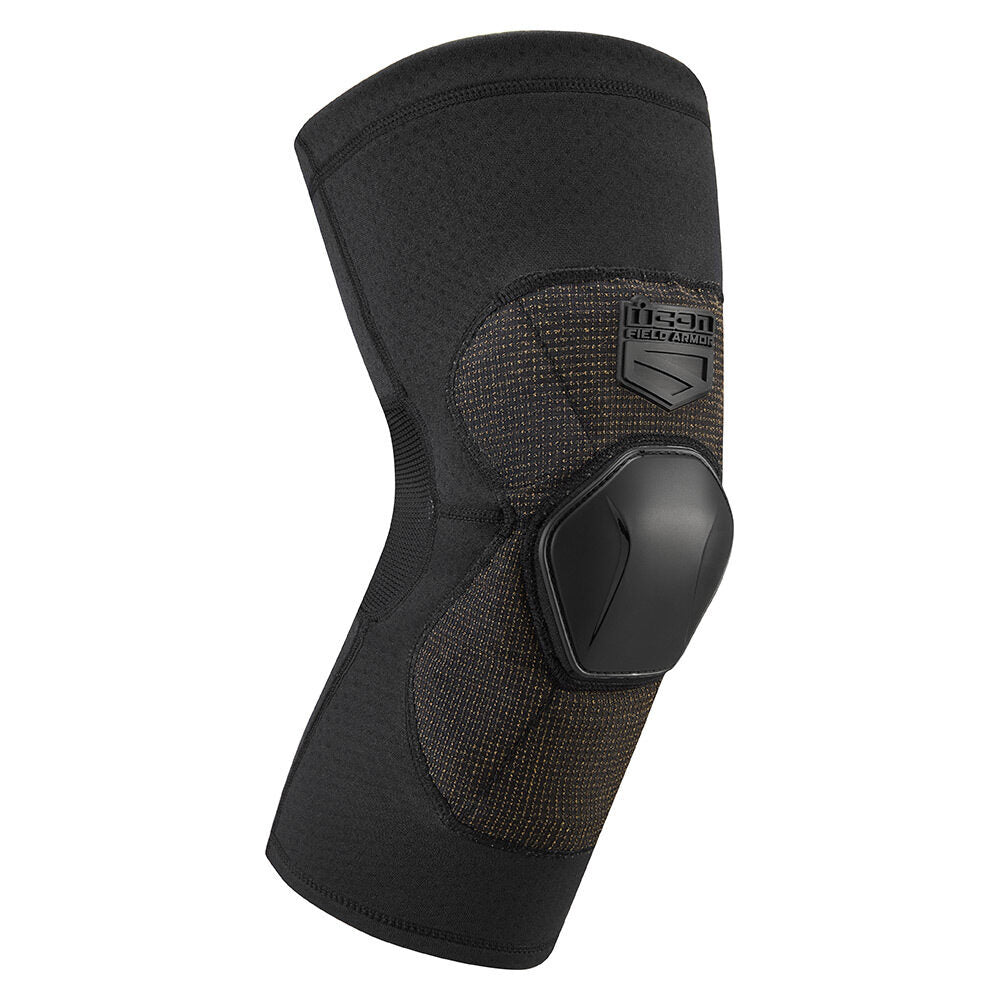 ICON KNEE FA COMPRESSION BLACK - Euromoto