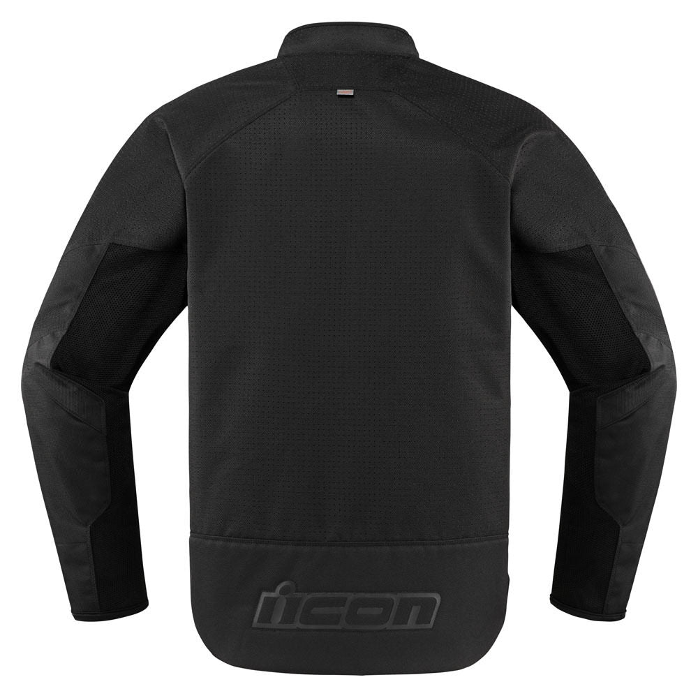 ICON JACKET HOOLIGAN PERFORATED STEALTH - Euromoto