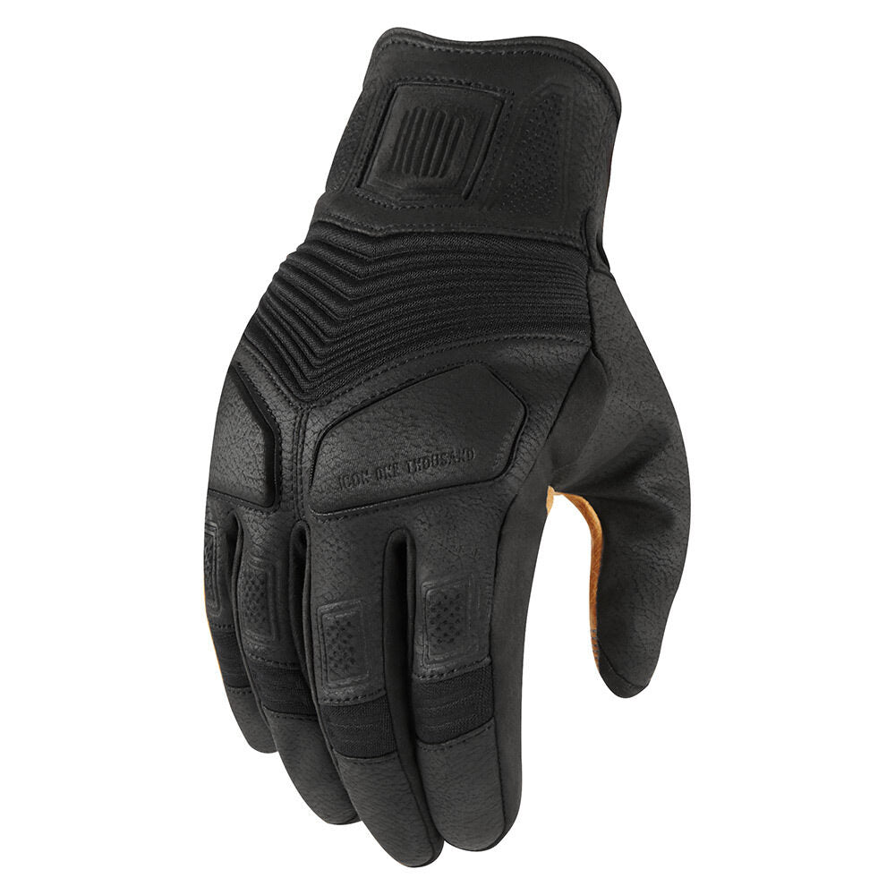 ICON GLOVE NIGHTBREED BLACK - Euromoto