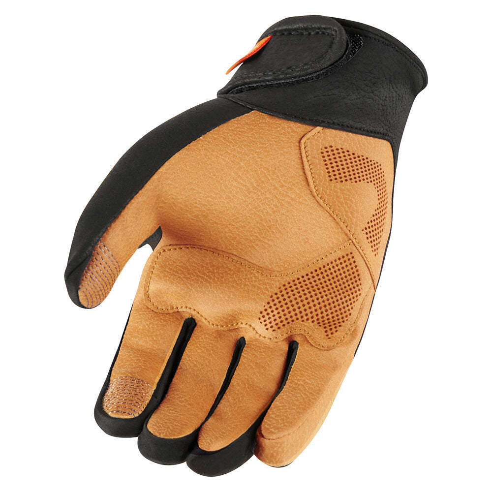 ICON GLOVE NIGHTBREED BLACK - Euromoto