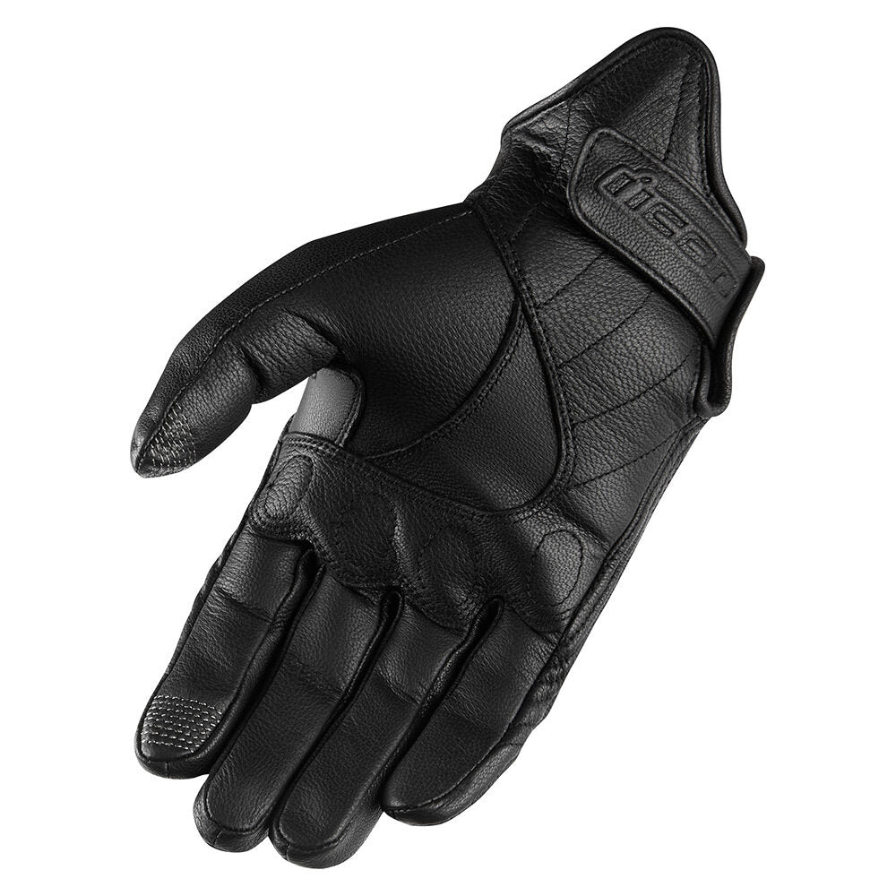 ICON GLOVE WOMEN PURSUIT BLACK - Euromoto