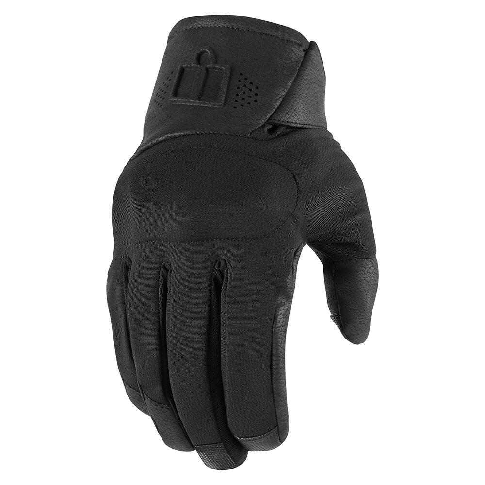 ICON GLOVE TARMAC 2 BLACK - Euromoto