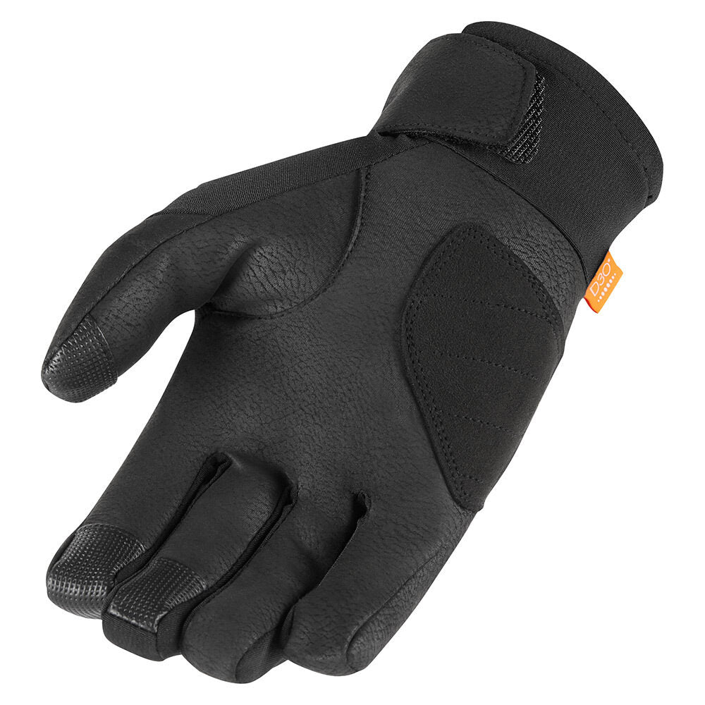 ICON GLOVE TARMAC 2 BLACK - Euromoto