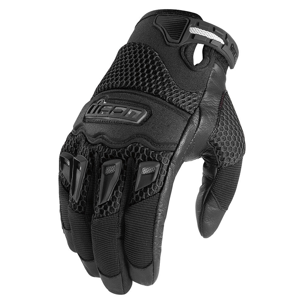 ICON GLOVE WOMEN 29ER CE BLACK - Euromoto