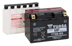 Yuasa Battery Maintenance Free AGM YT9B-BS Part# YUAM629B4 - Euromoto