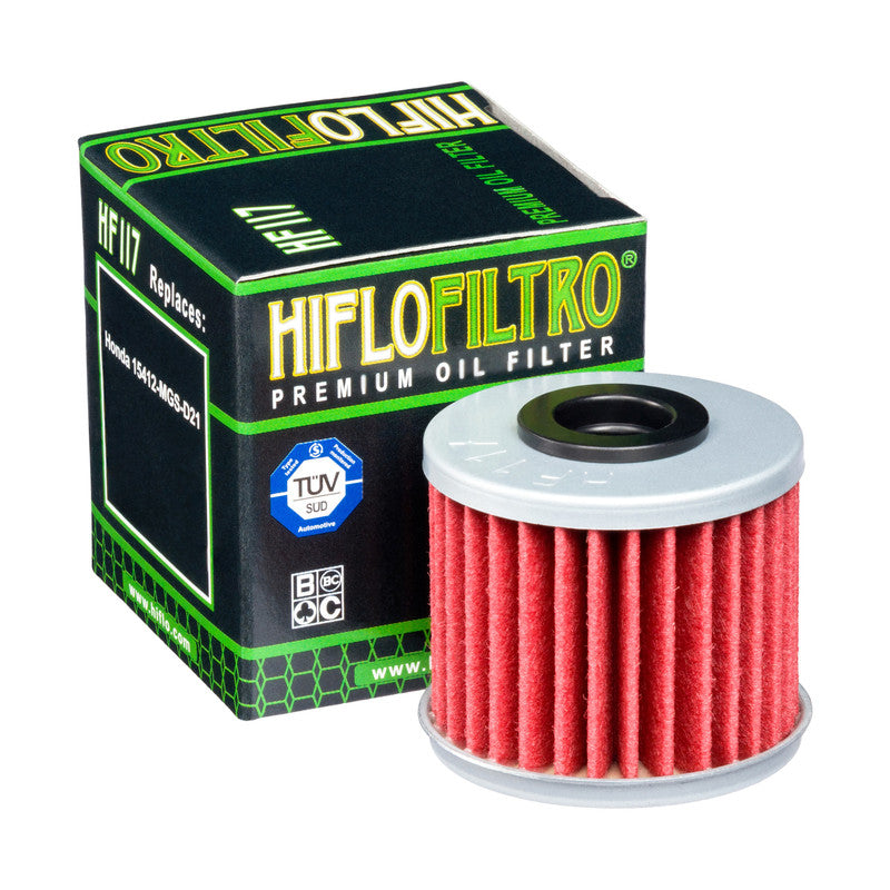Hi Flo Premium Oil Filter - HF117 - Euromoto