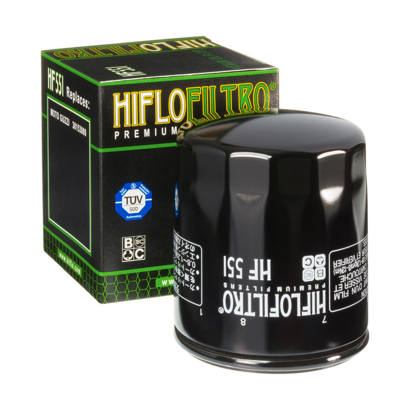 Hi Flo Premium Oil Filter - HF551 - Euromoto