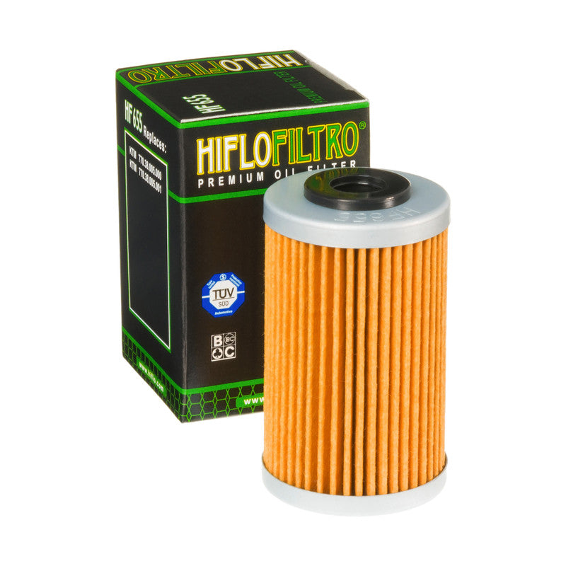 Hi Flo Premium Oil Filter - HF655 - Euromoto