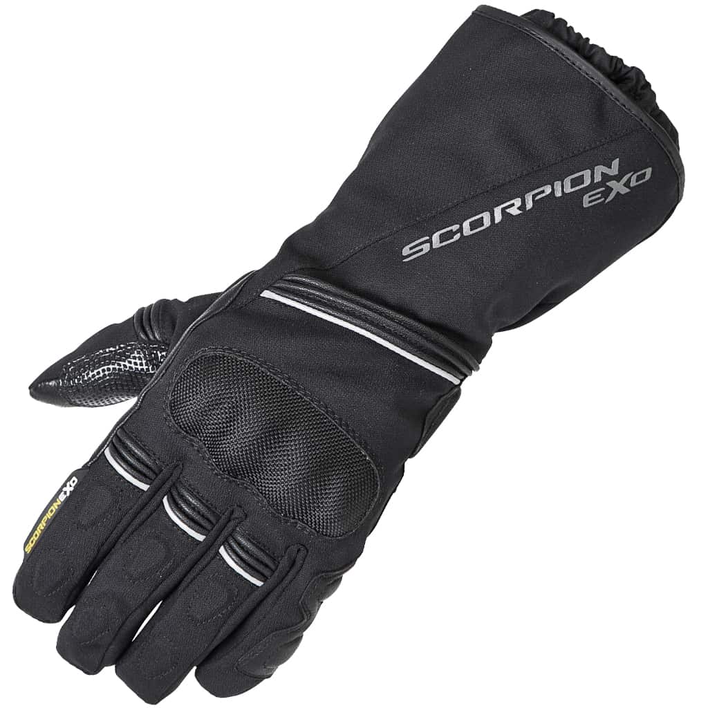 Scorpion EXO Tempest Men's Motorcycle Textile Long Gloves - Black