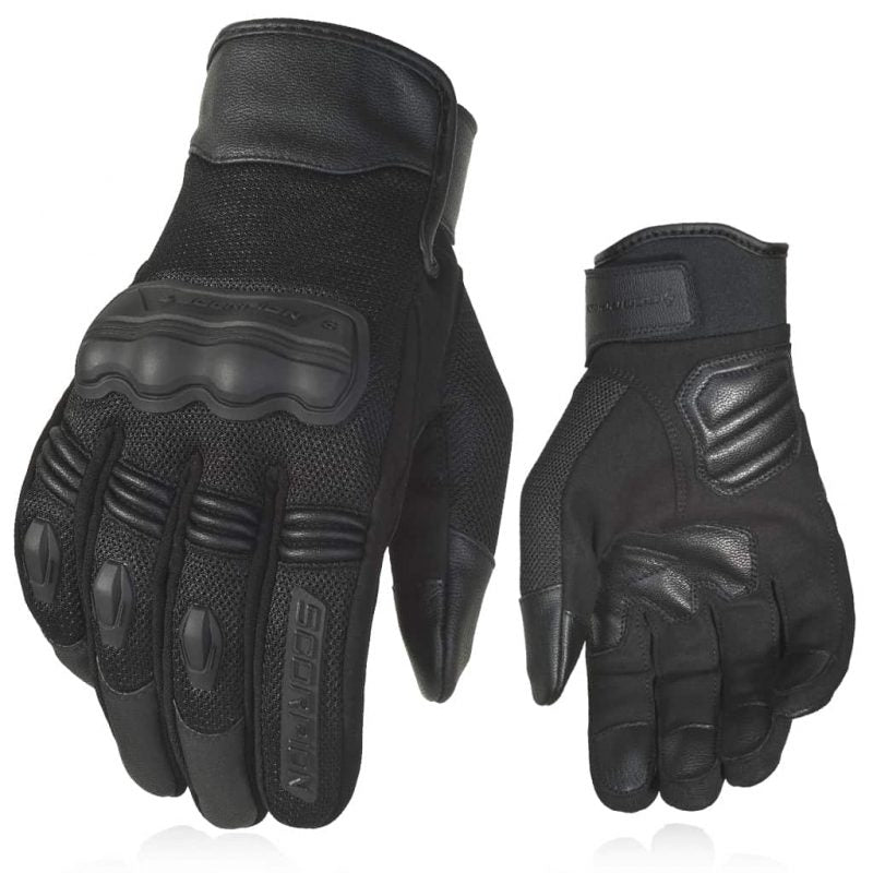 Scorpion EXO Divergent Motorcycle Short Vented Gloves Black - Euromoto