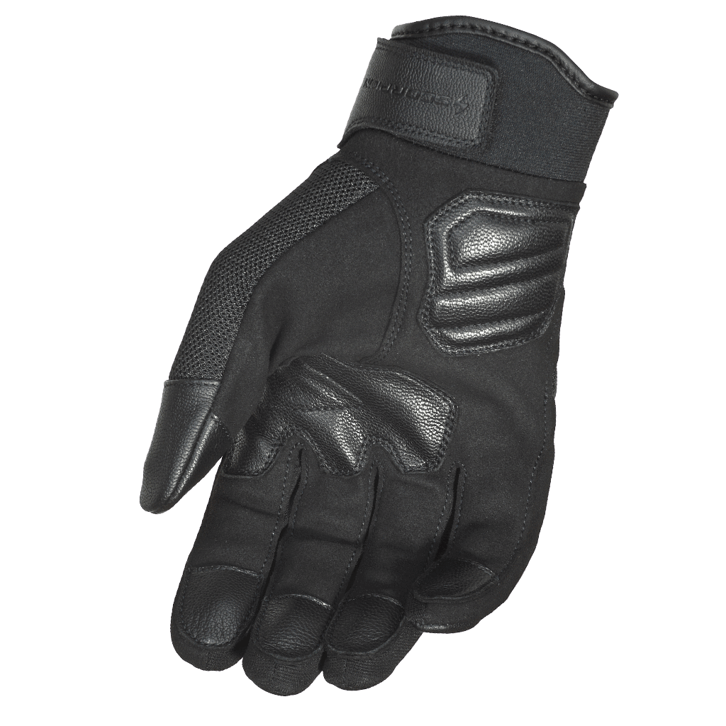 Scorpion EXO Divergent Motorcycle Short Vented Gloves Black - Euromoto