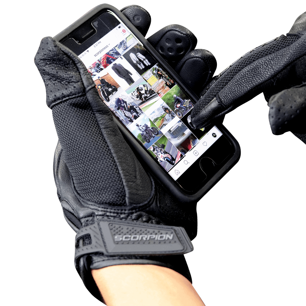 Scorpion EXO Divergent Motorcycle Short Vented Gloves Black - Euromoto