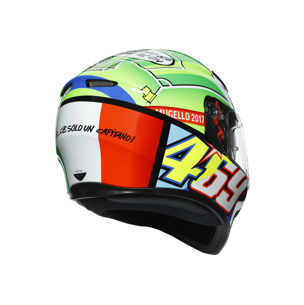 helmet agv k-3 sv rossi mugello 2017
